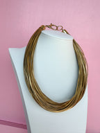 Leatherette Multi Strand Gold womens boutique jincy's