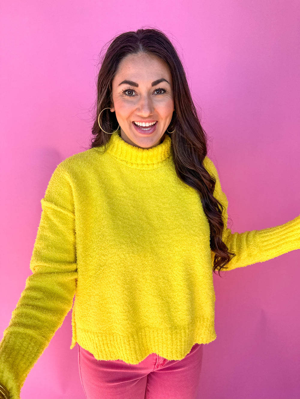 Cozy & Chill Sweater - Yellow