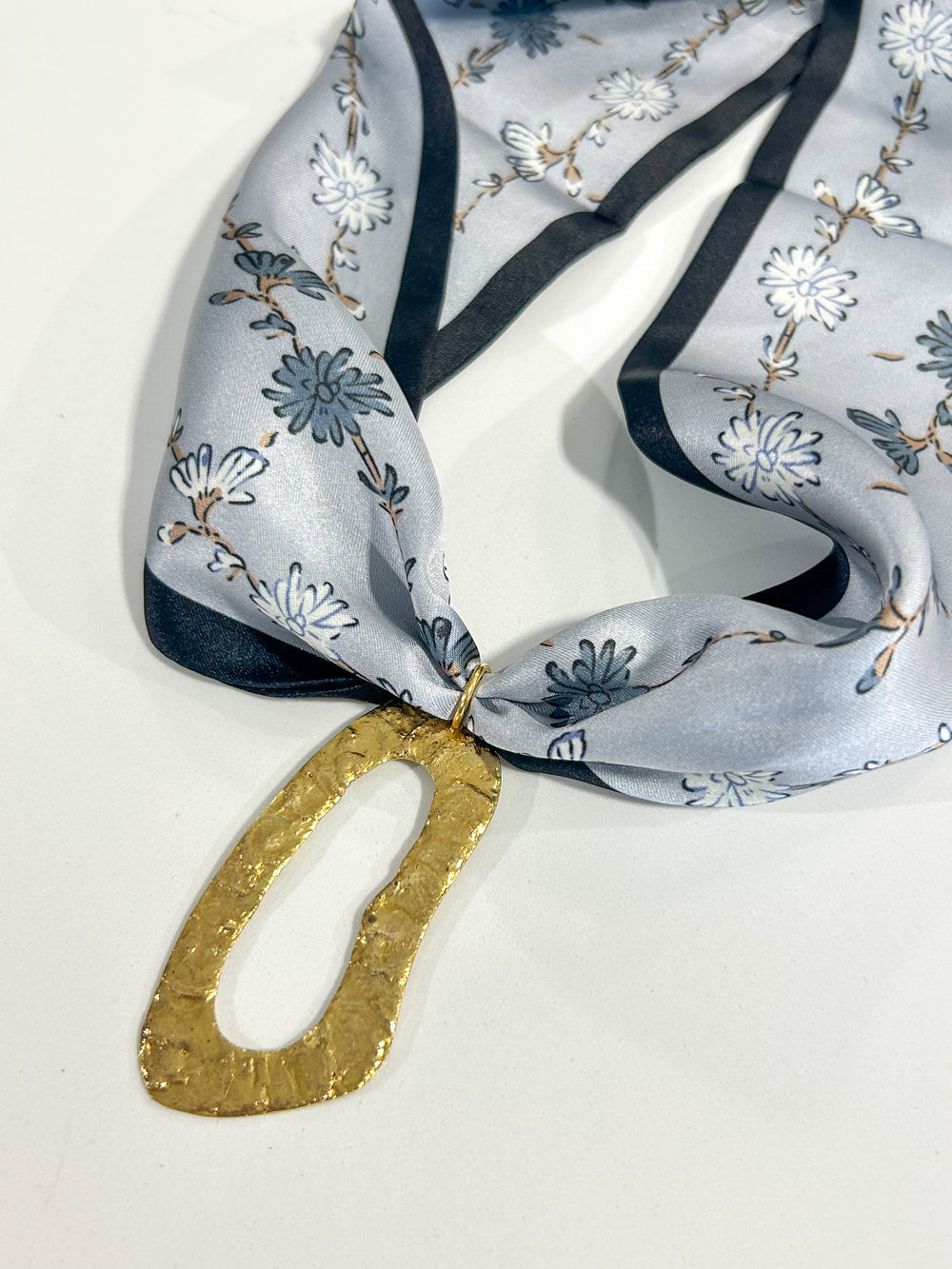 Hart Designs | Bluebell Blossom Open Medallion Twilly Necklace 