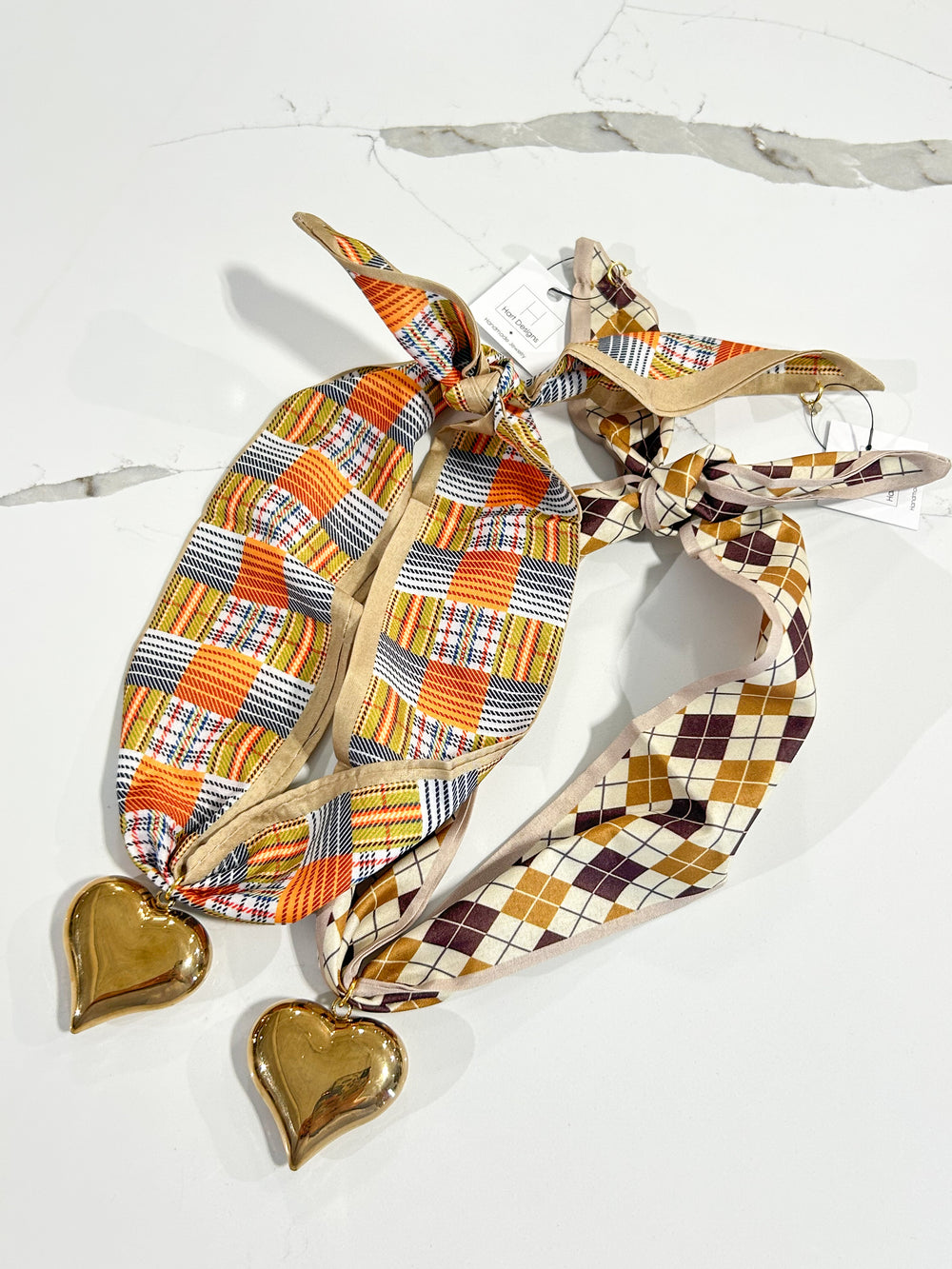 Hart Designs | Assorted Bubble Heart Twilly Necklaces