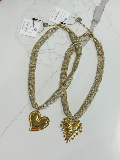 Heart Designs | Assorted Heart Scarf Necklace 