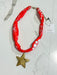 Hart Designs | Candy Lane Hammered Star Scarf Necklace