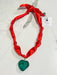 Hart Designs | Scarlet Stone Green Heart Twilly Necklace 