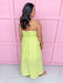 Jincy's Women's Boutique Spring Styles Lime Mosaic Maxi Midi Dress