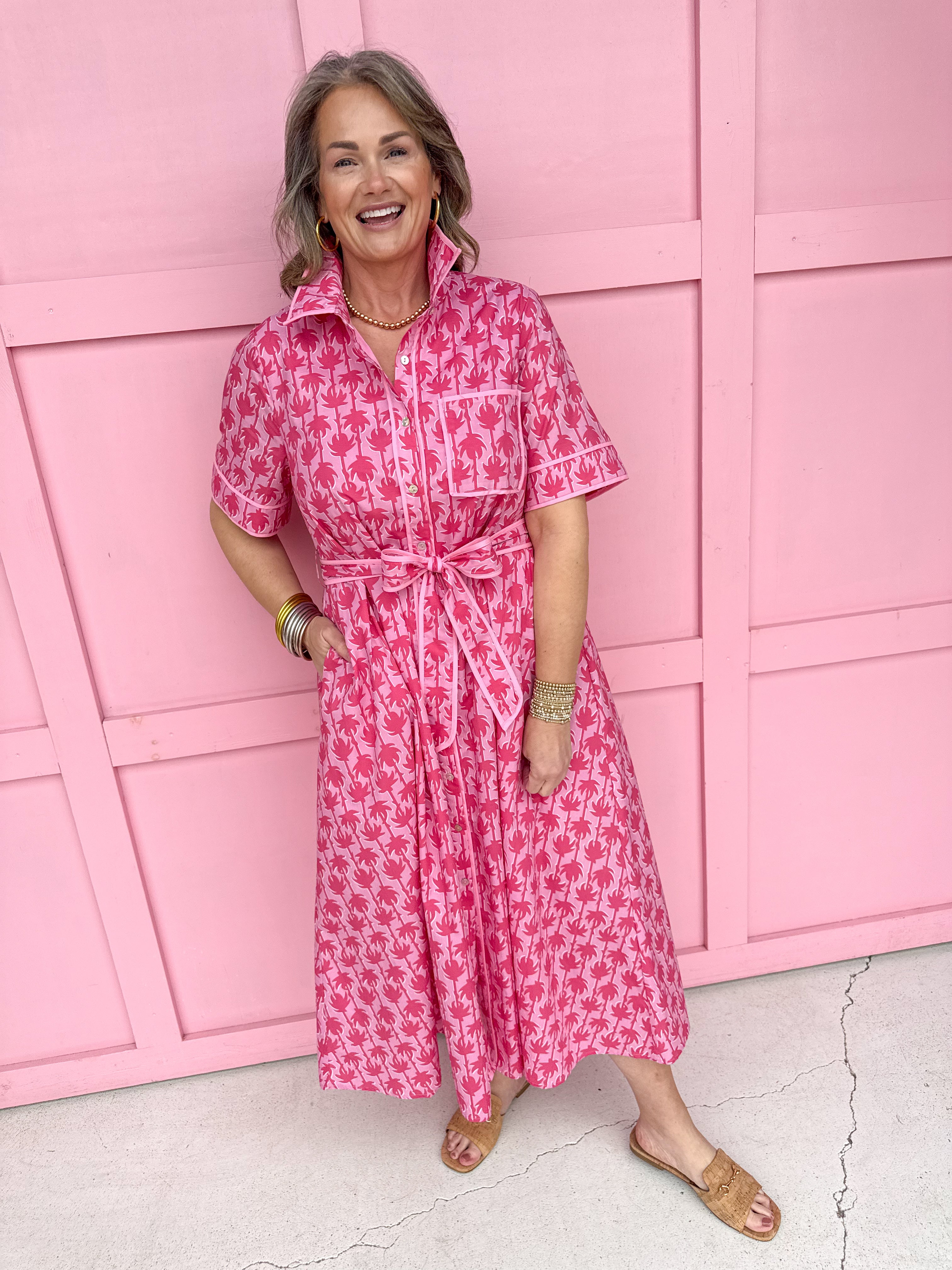Palm Springs Dress - Pink