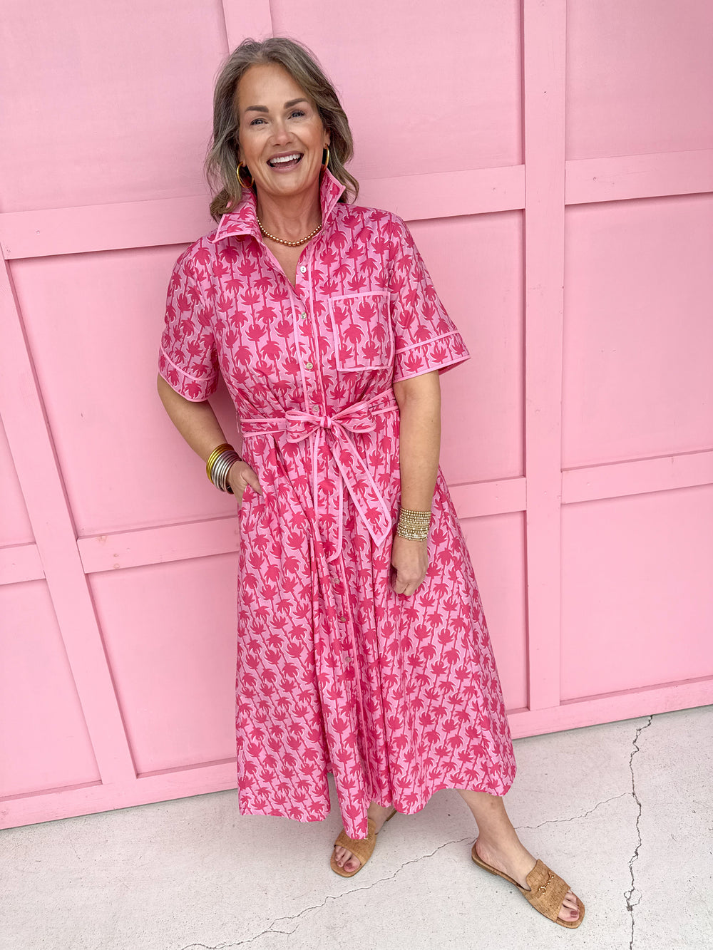 Palm Springs Dress - Pink