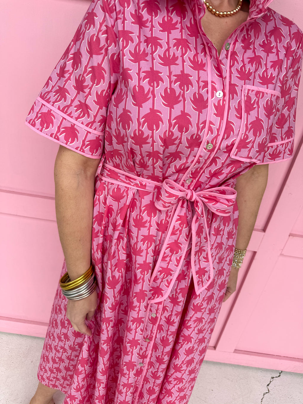 Palm Springs Dress - Pink