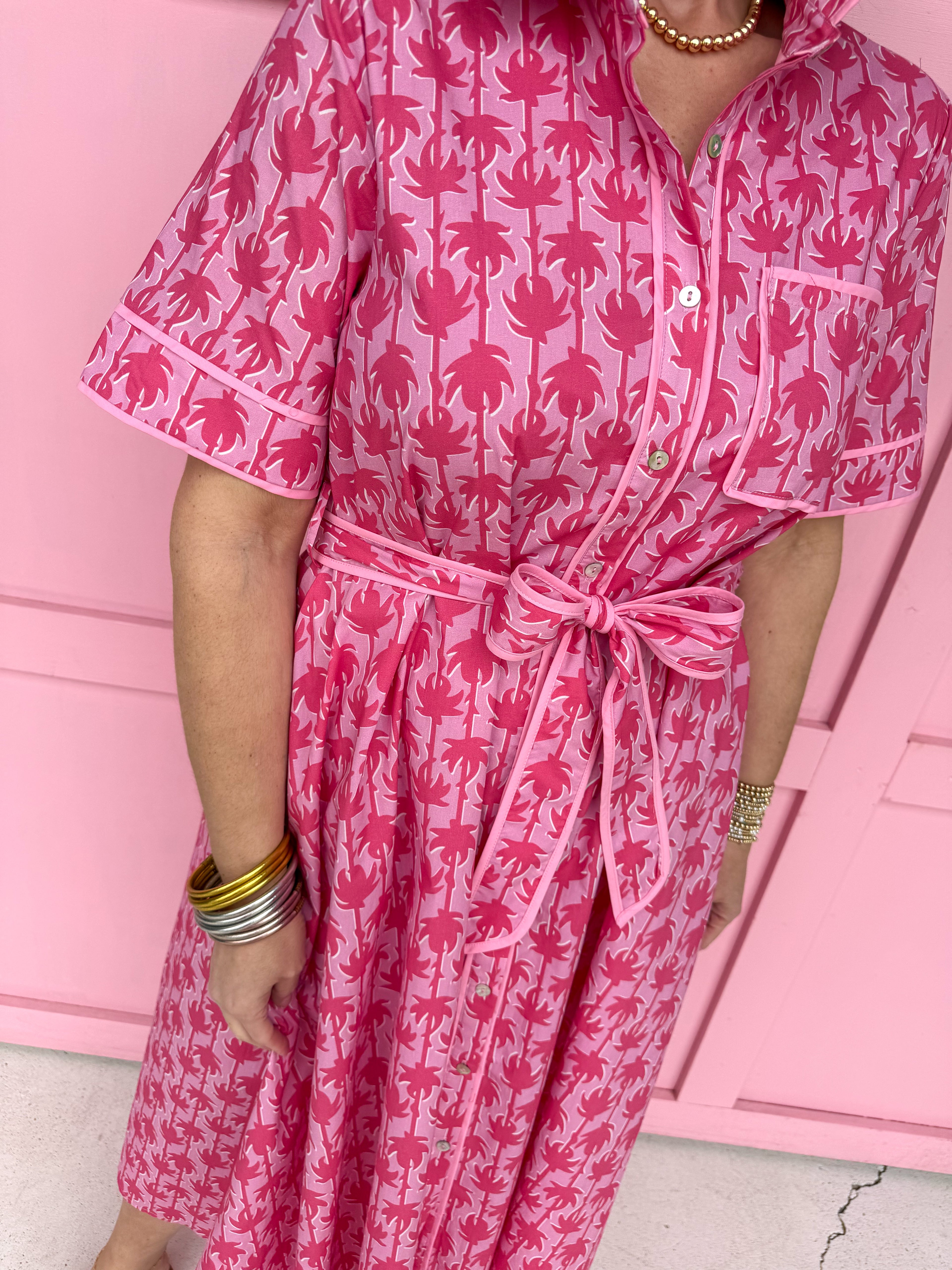 Palm Springs Dress - Pink