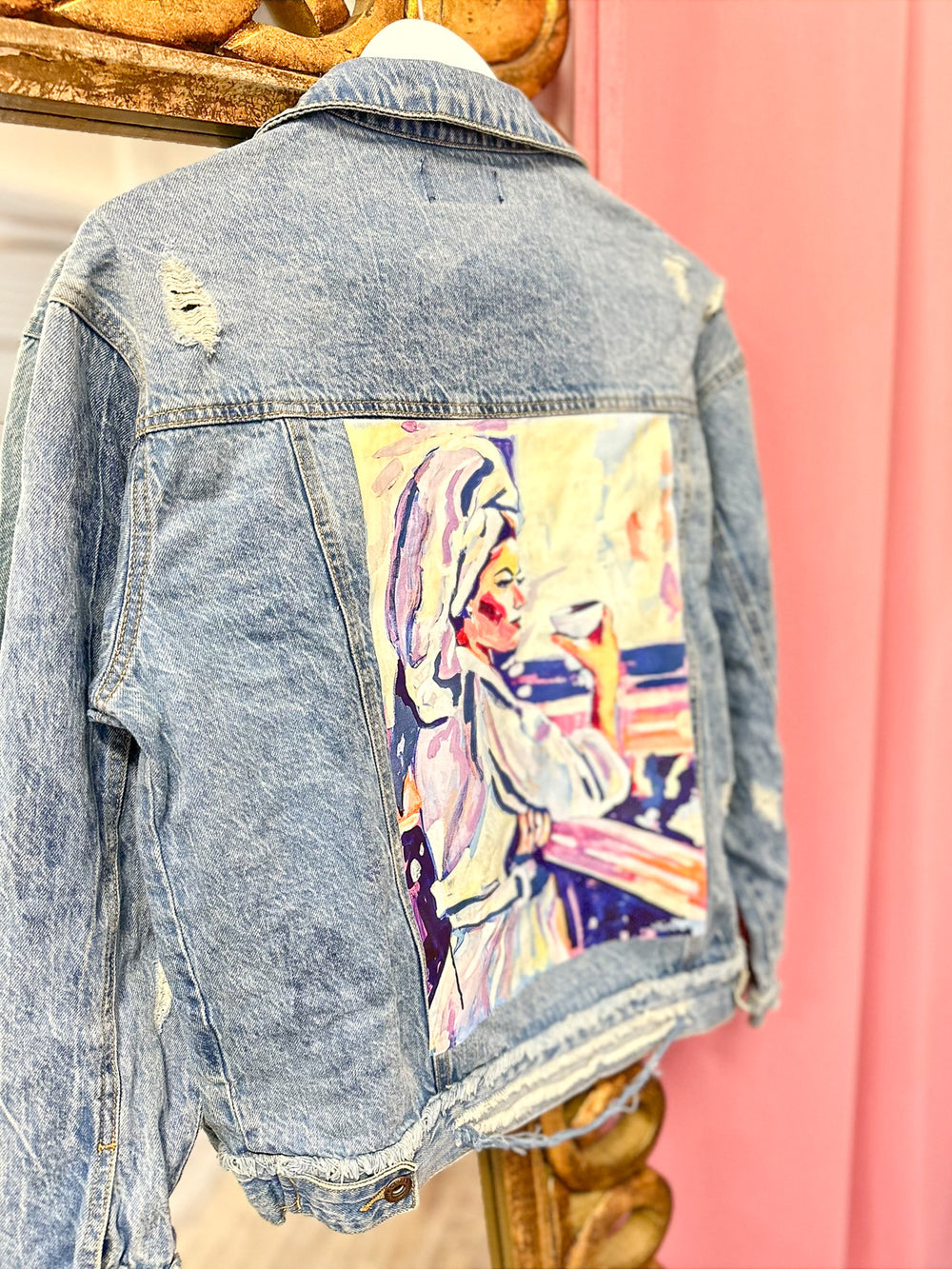 Painting Paige | Coffee Girl Jean Jacket