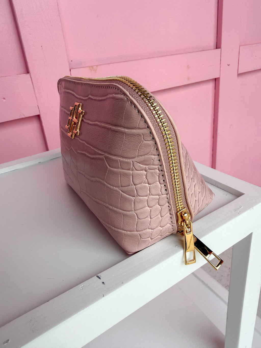 Caroline Hill | Capri Large Pouch - Blush