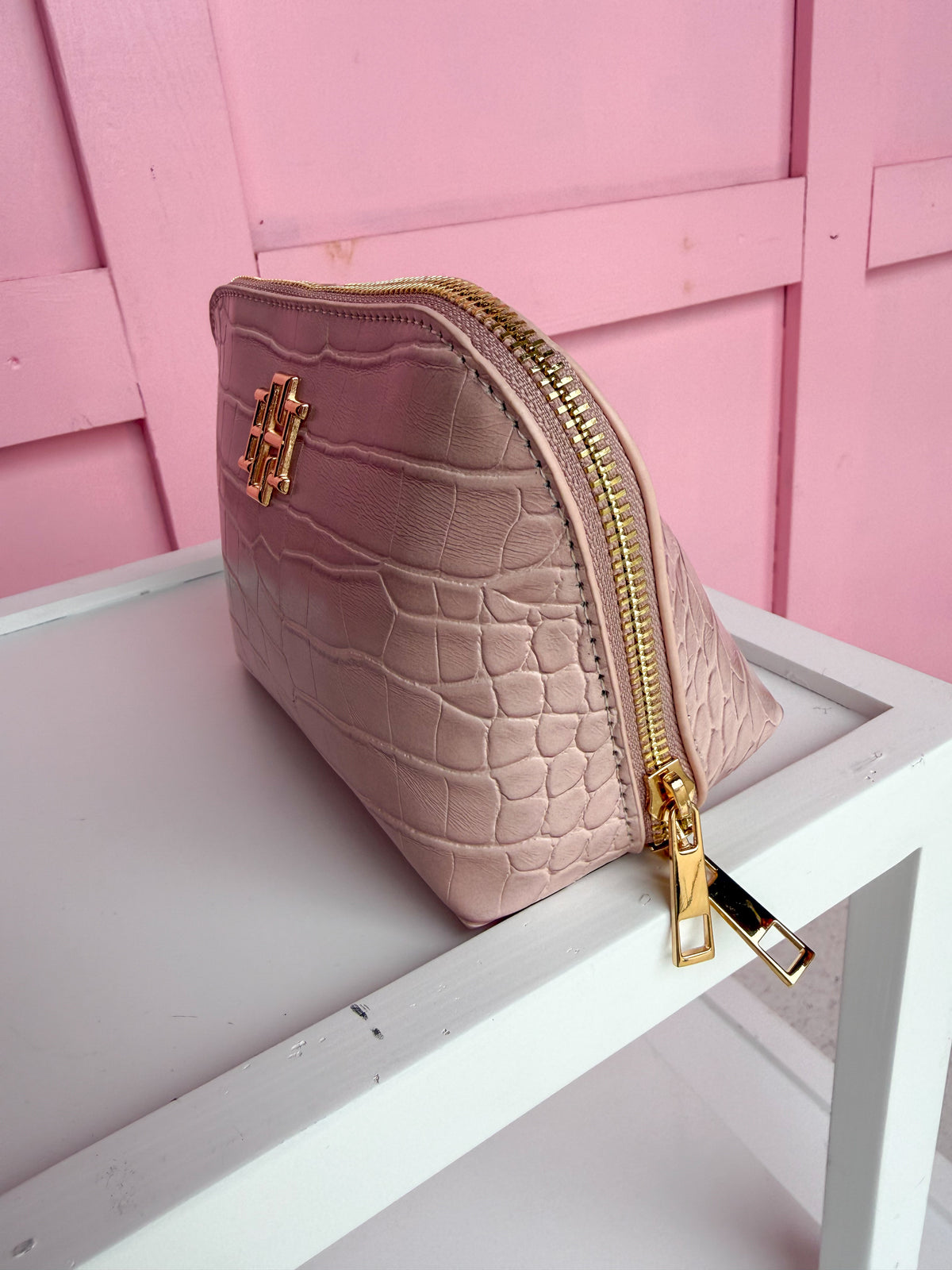 Caroline Hill | Capri Large Pouch - Blush