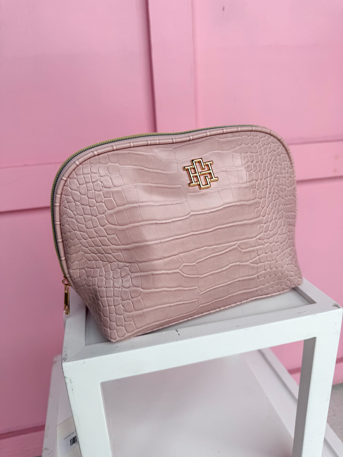 Caroline Hill | Capri Large Pouch - Blush
