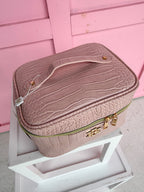 Caroline Hill | Hampton Train Case - Blush