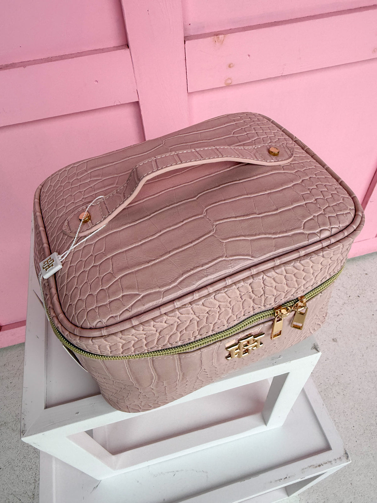 Caroline Hill | Hampton Train Case - Blush