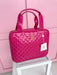 Caroline Hill | Punta Cana Large Case - Hot Pink Patent Travel Case Toiletry Bag