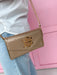 Caroline Hill | Carlington Clutch Crossbody - Woven Gold Purse