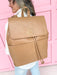 Caroline Hill | Bennett Backpack - Woven Tan