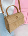 Caroline Hill | Vivienne Handbag - Natural Lattice Purse