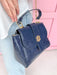 Caroline Hill | Tucker Handbag - Navy Patent Purse