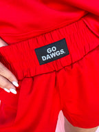 Scarlet & Gold | Ava Airy Shorts - Red - Go Dawgs®
