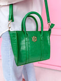 Caroline Hill | Merritt Mini Tote - Kelly Green