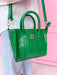 Caroline Hill | Merritt Mini Tote - Kelly Green