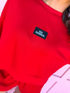 Scarlet & Gold | Ava Airy Crewneck - Red - Go Dawgs®