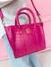 Caroline Hill | Merritt Mini Tote - Hot Pink
