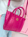 Caroline Hill | Merritt Mini Tote - Hot Pink