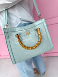 Caroline Hill | Kennedy Tote - Mint Purse