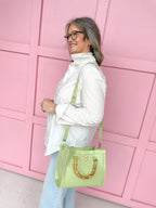 Caroline Hill | Kennedy Tote - Lime