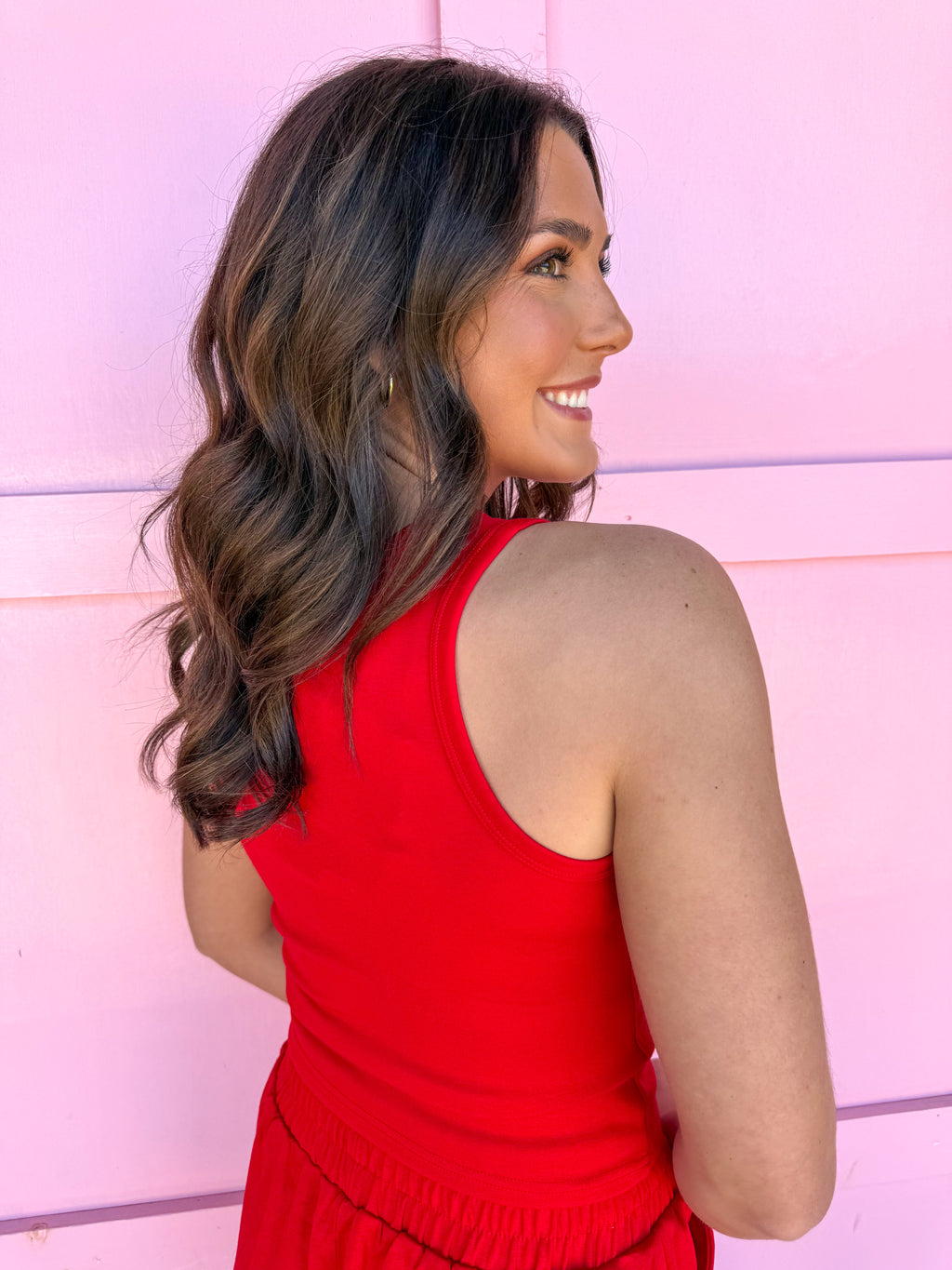 Scarlet & Gold | Alli Airy Tank - Red - Go Dawgs®