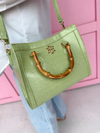Caroline Hill | Kennedy Tote - Lime
