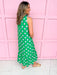 Polka Dot Dress Green Pink Boutique Jincys Shopping Womens