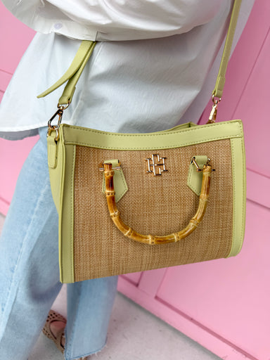 Caroline Hill | Kennedy Tote - Natural Lime