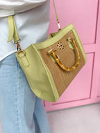 Caroline Hill | Kennedy Tote - Natural Lime
