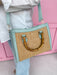 Caroline Hill | Kennedy Tote - Natural Mint Purse
