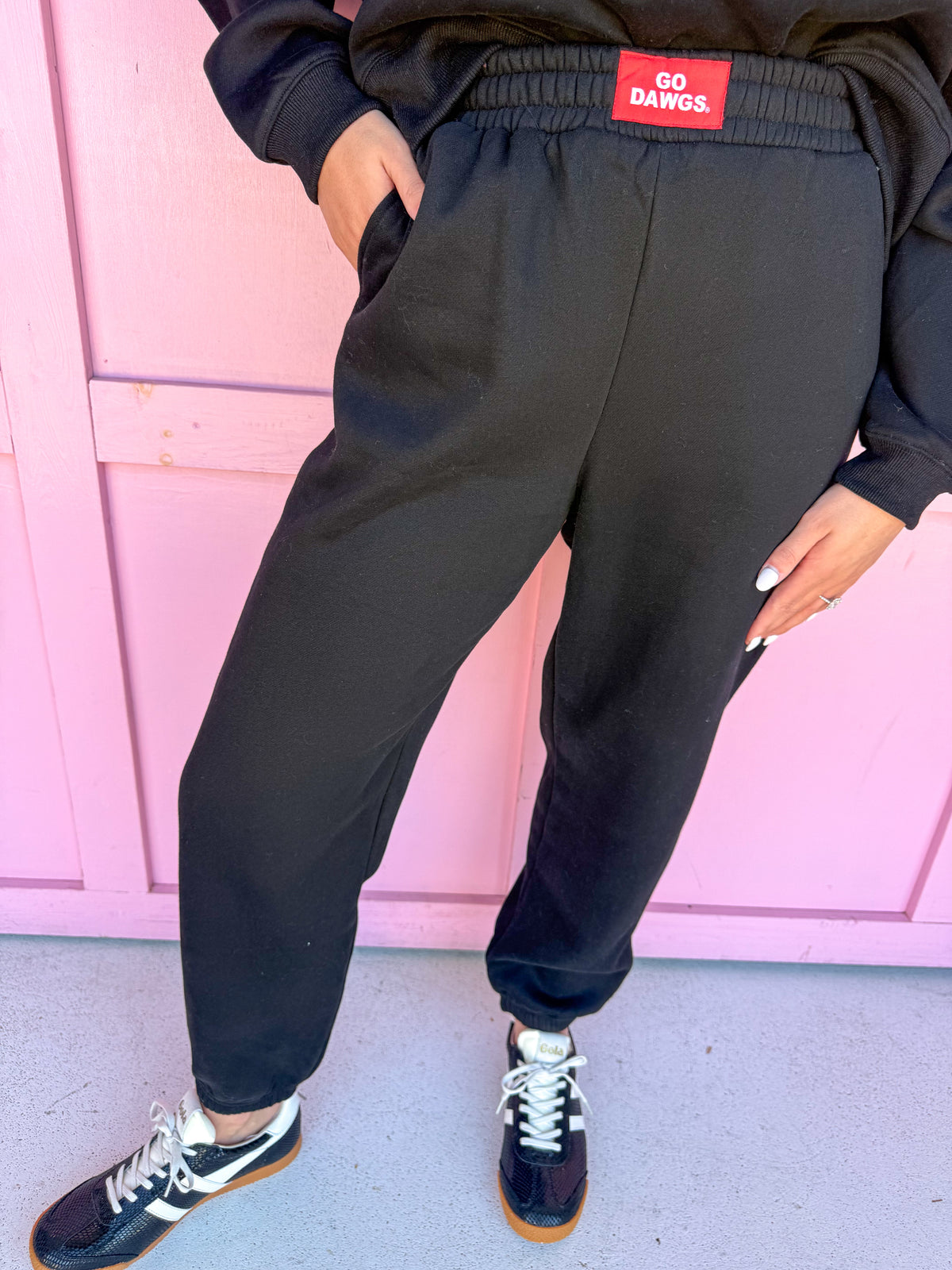Scarlet & Gold | Becca Joggers - Go Dawgs® - Black