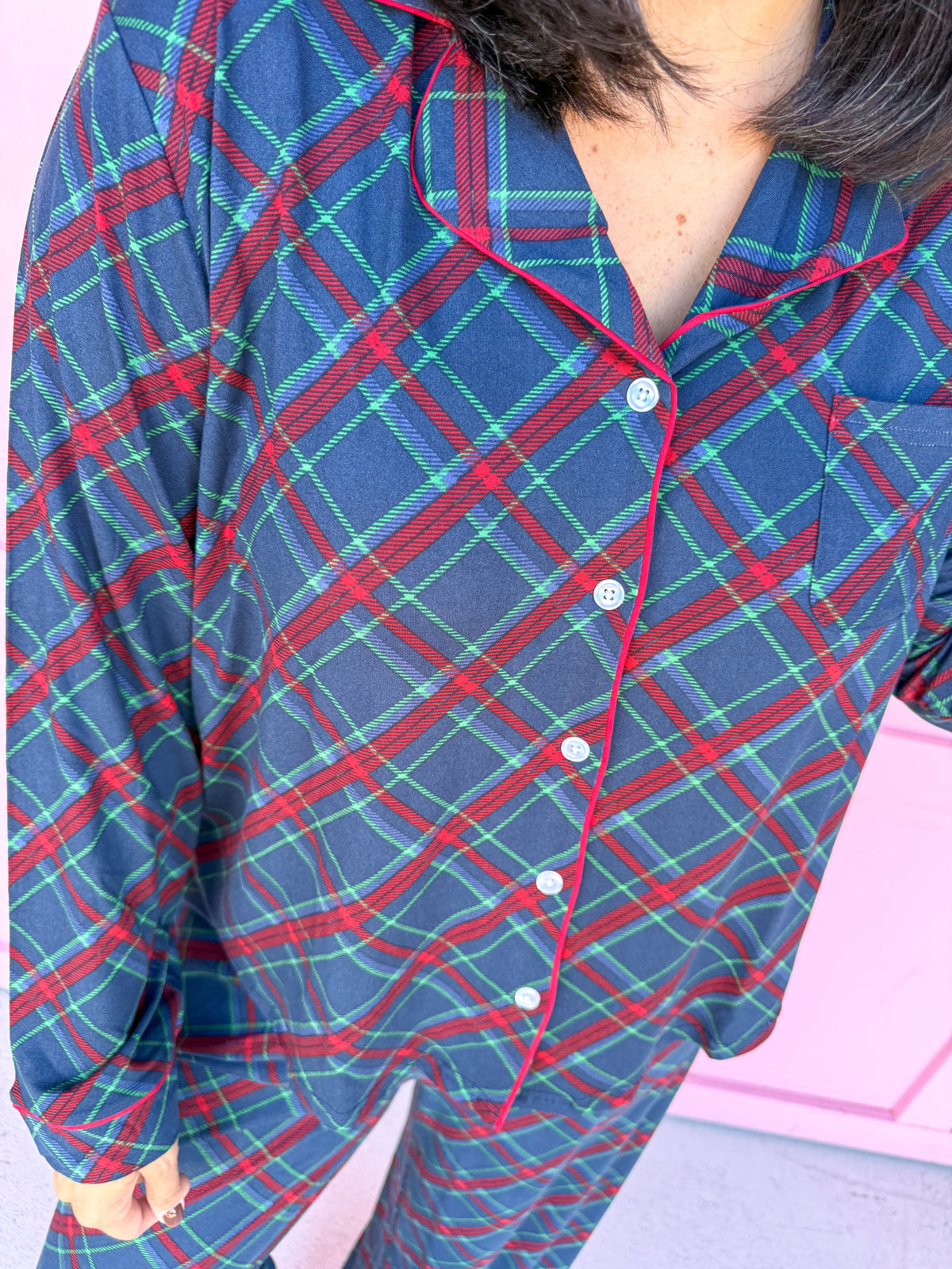Layton Plaid L/S Pajama Set