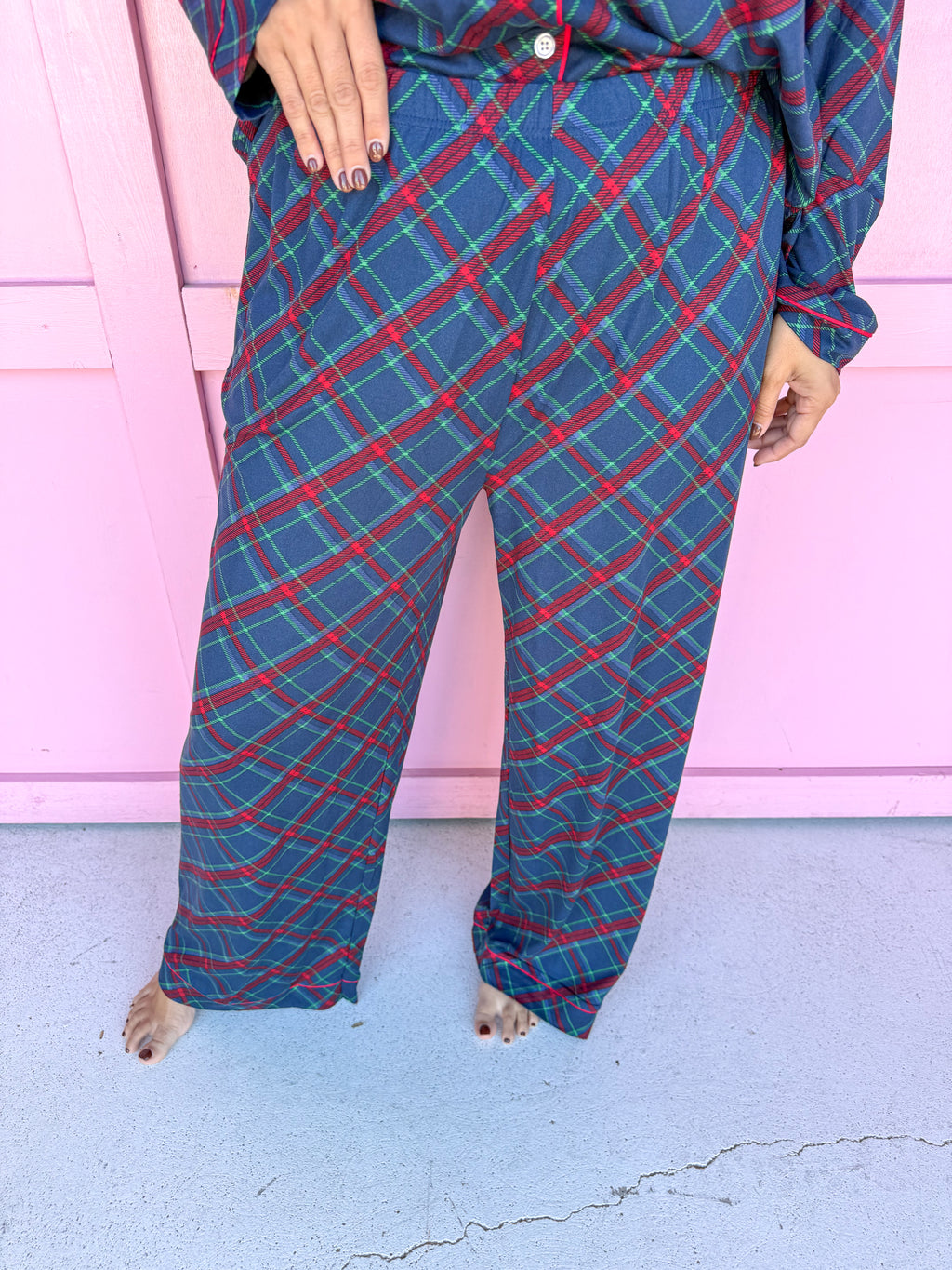 Layton Plaid L/S Pajama Set