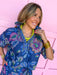 Jincy's Womens Boutique Navy & Multi Color Floral Clothing Skort Set
