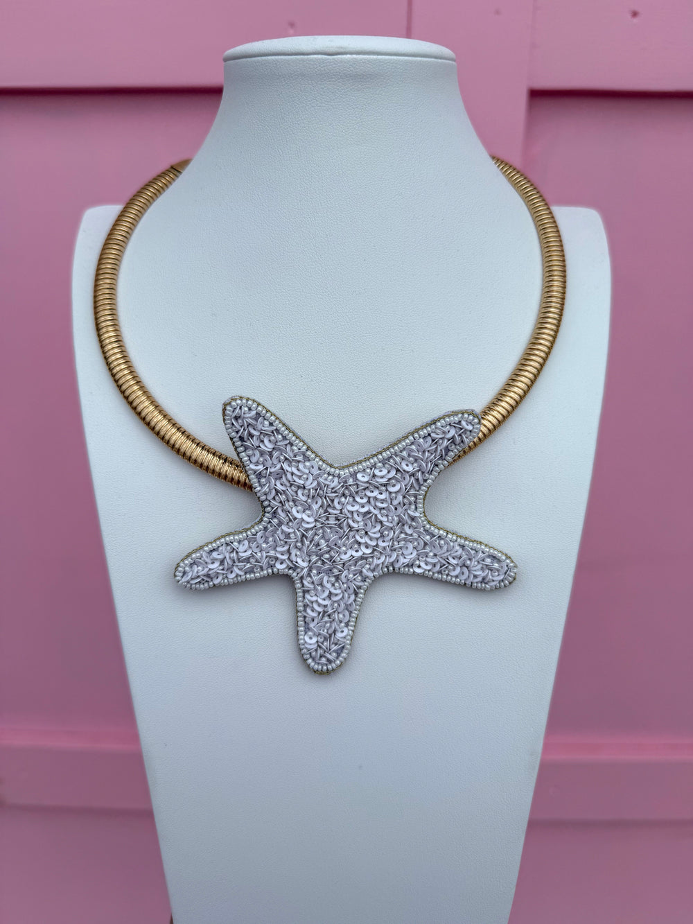 Starfish Collar Necklace