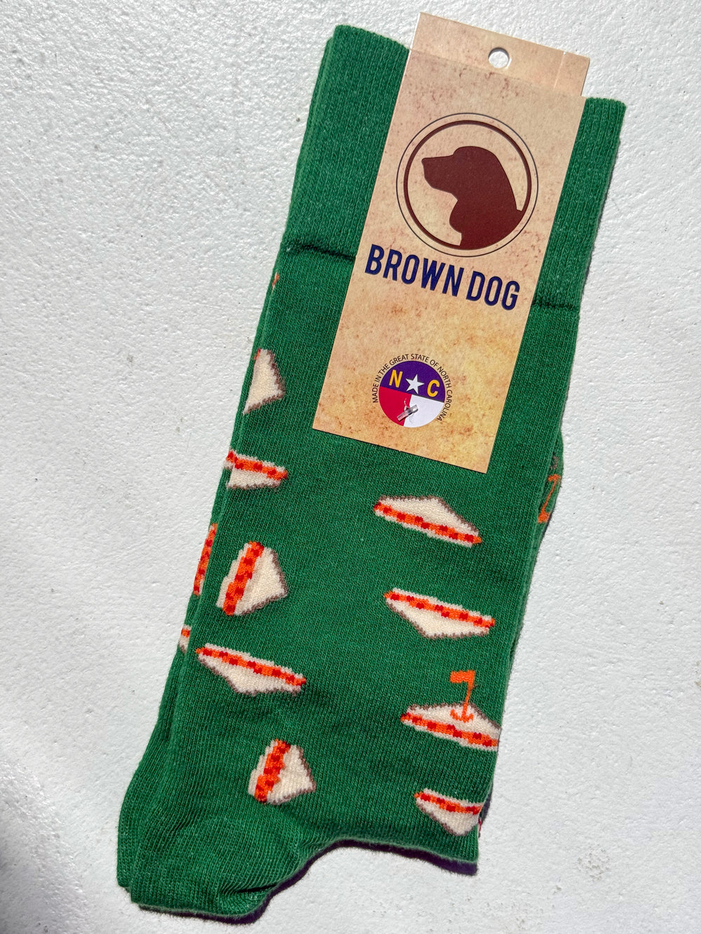 Brown Dog Hosiery | Pimento Cheese - Jolly Green