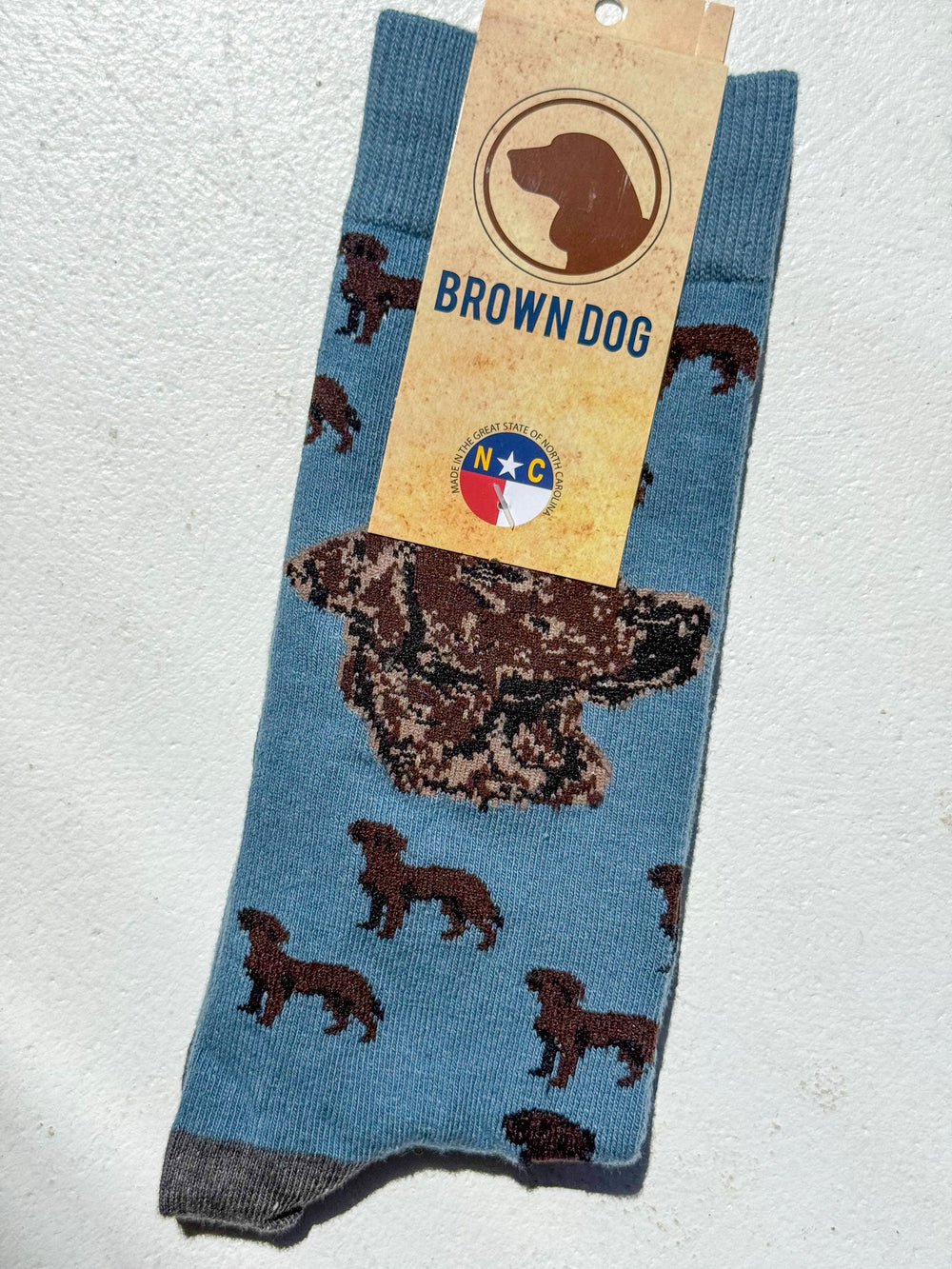 Brown Dog Hosiery | Labrador - Bluestone