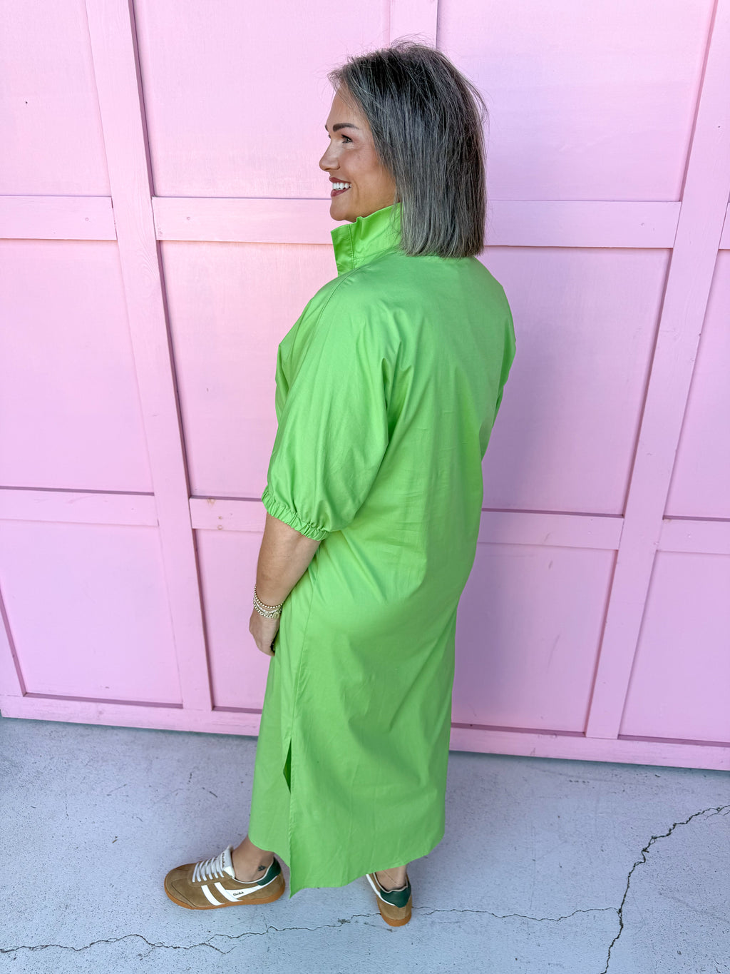 ADRIENNE | Blakely Dress - Green Apple