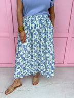 Garden Society Skirt - Blue