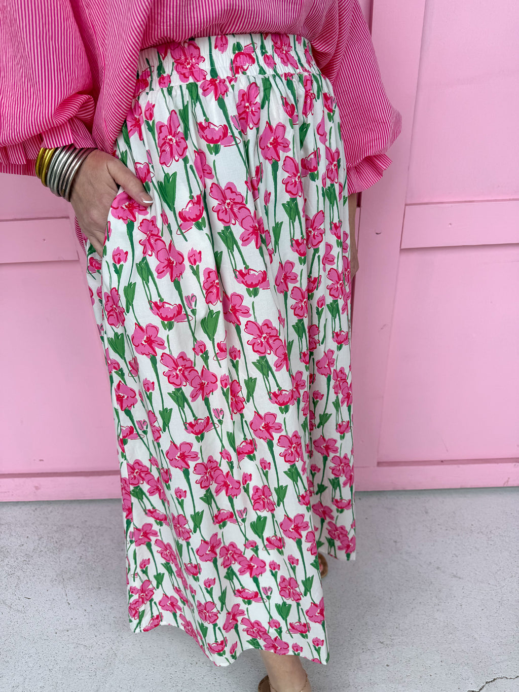 Garden Society Skirt - Pink
