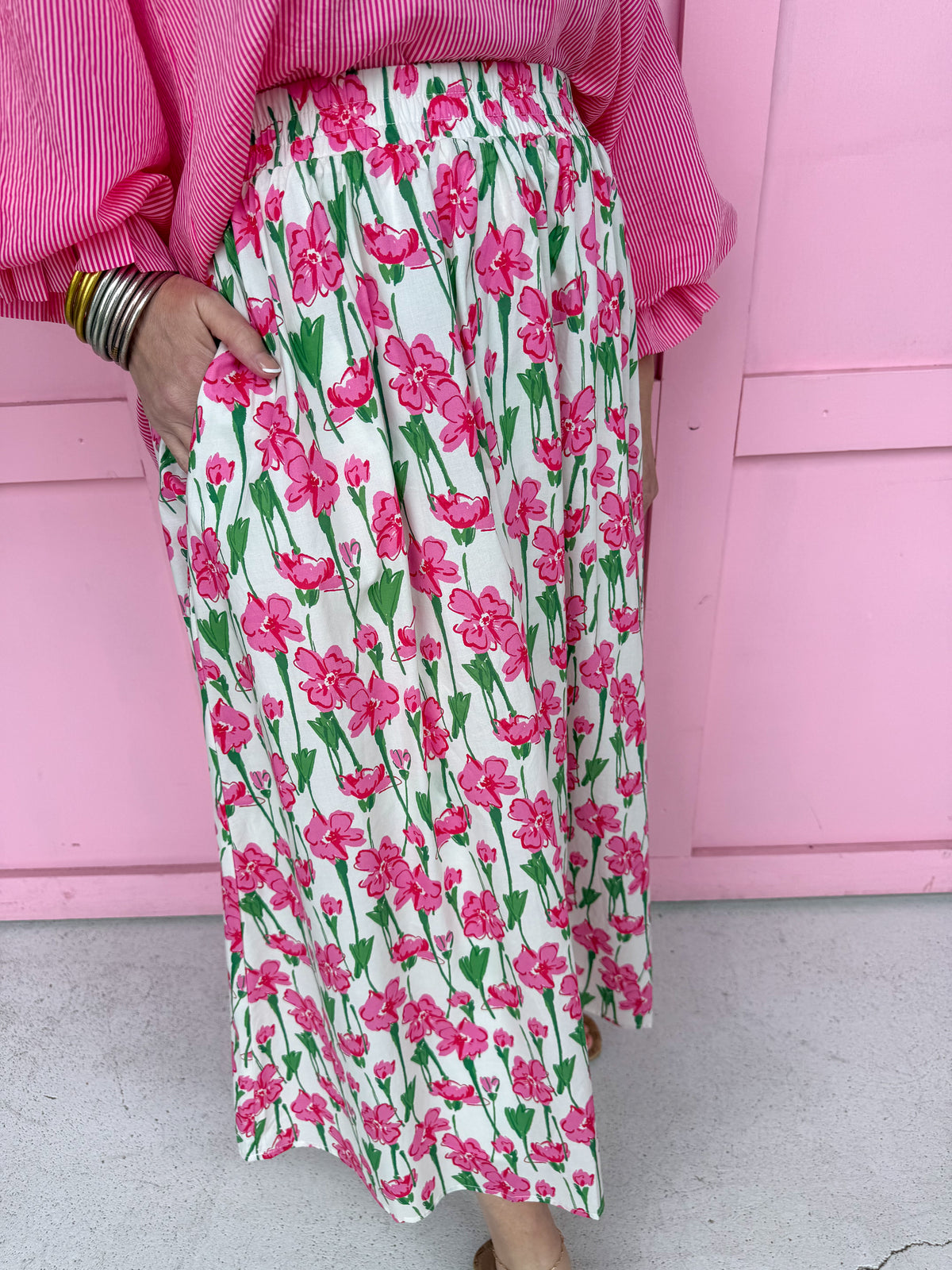 Garden Society Skirt - Pink