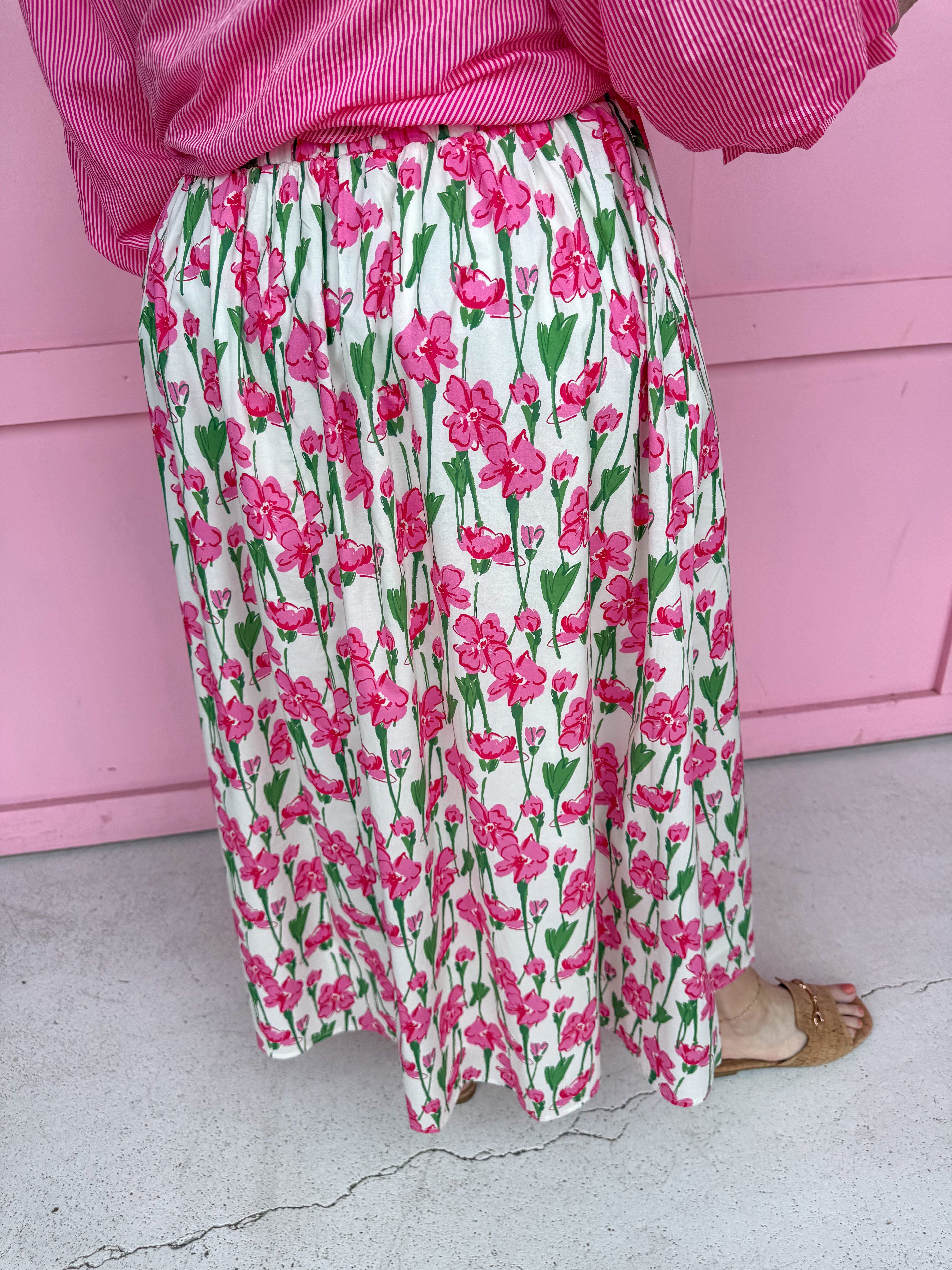 Garden Society Skirt - Pink