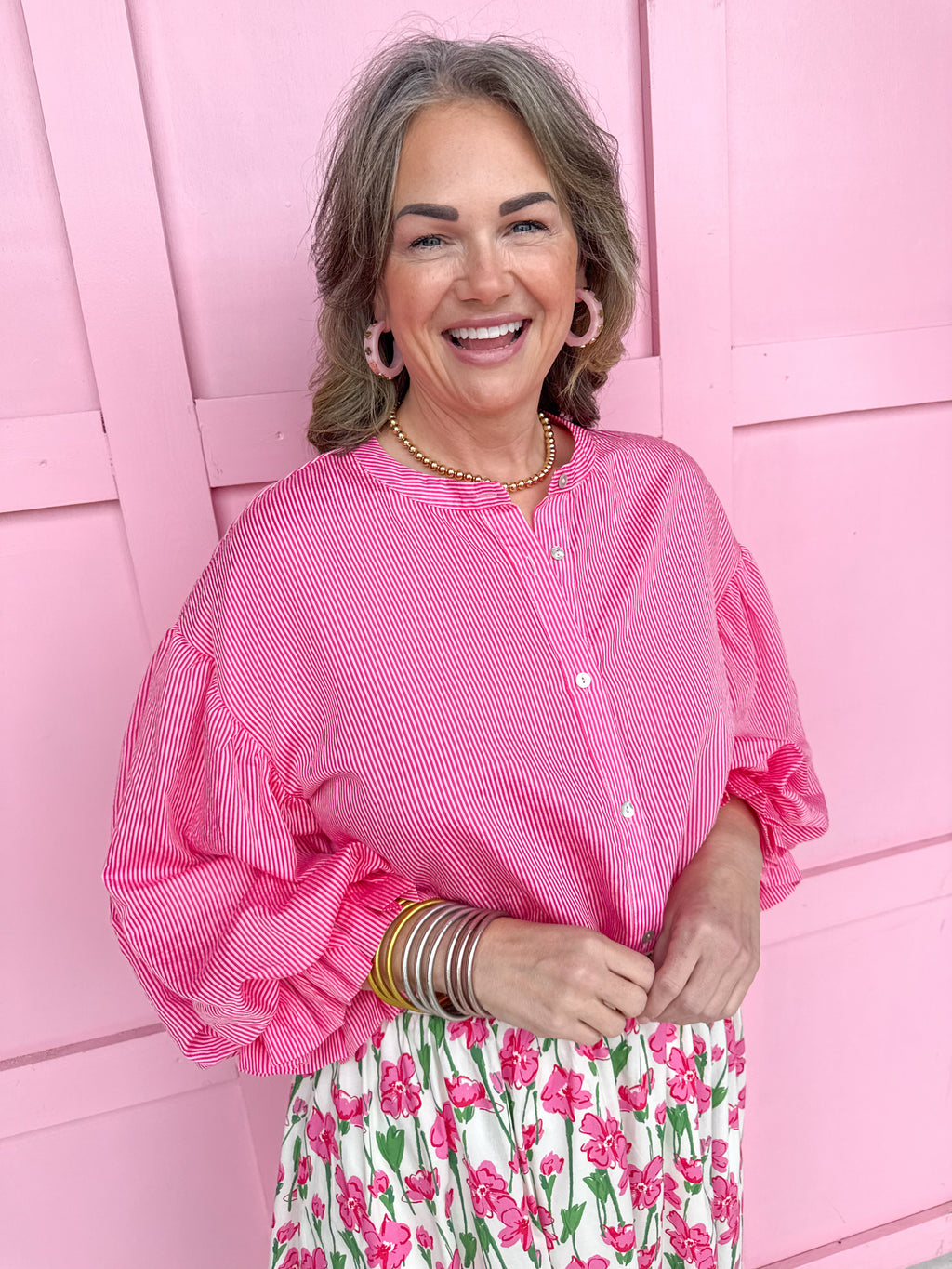 Garden Society Skirt - Pink